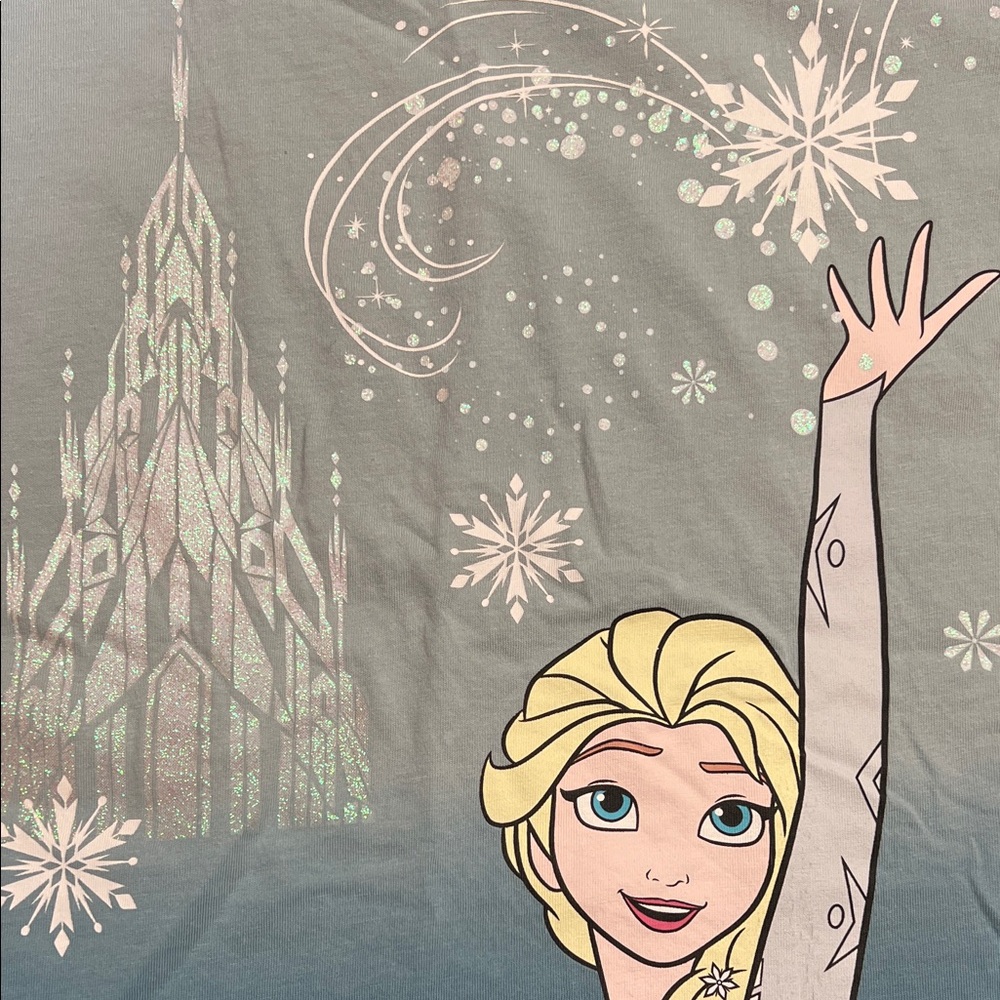 Disney Her Universe Sky Blue Tee with Elsa print - Picture 4 of 7